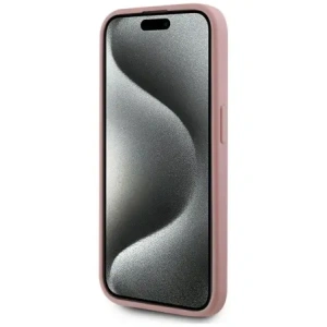 Wholesale Karl Lagerfeld Wrinkled Metal Signature Apple iPhone 15 Pro pink - KLD22040 - {ean13} - Hurt