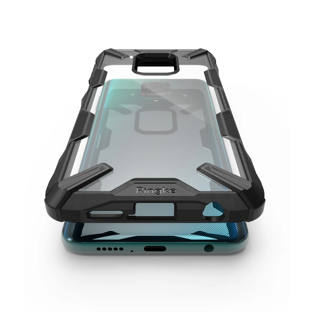 Hurtownia GSM - Etui Ringke Fusion-X Redmi Note 9S/9 Pro/9 Pro Max černé - RGK1189BLK - {ean13} - Hurt