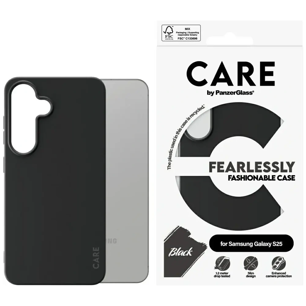 Hurtownia GSM - CARE von PanzerGlass Fashion Samsung Galaxy S25 schwarz - PZG852 - {ean13} - Hurt