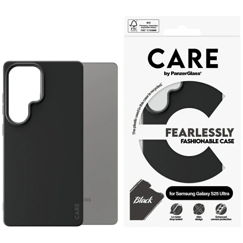 Etui CARE by PanzerGlass Fashion do Samsung Galaxy S25 Ultra czarny