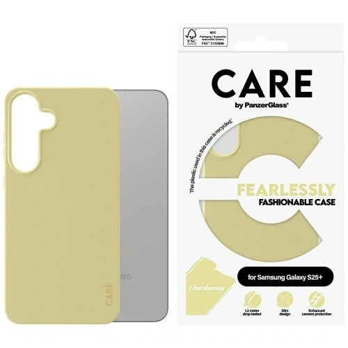 Etui CARE by PanzerGlass Fashion do Samsung Galaxy S25+ Plus chardonnay