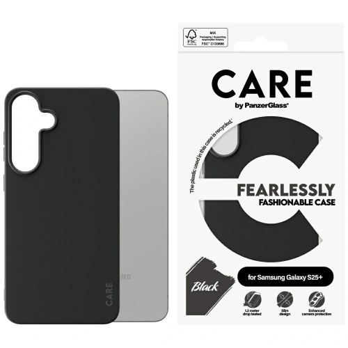 Etui CARE by PanzerGlass Fashion do Samsung Galaxy S25+ Plus czarny