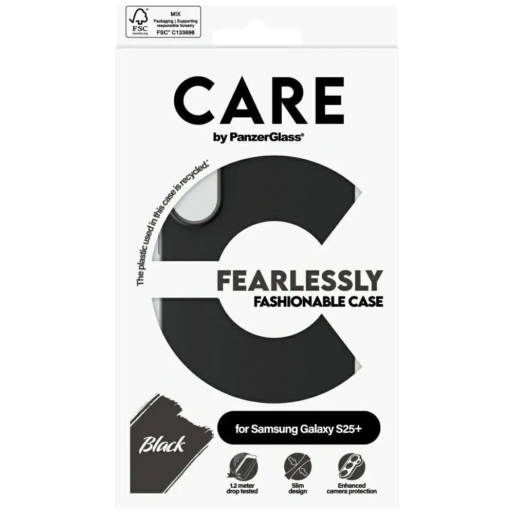 Hurtownia GSM - Etui CARE by PanzerGlass Fashion do Samsung Galaxy S25+ Plus czarny - PZG857 - {ean13} - Hurt
