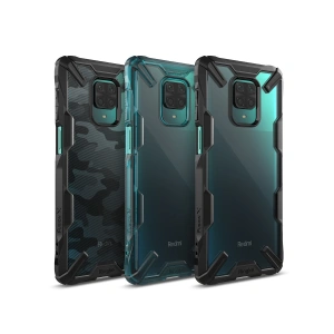 Hurtownia GSM - Etui Ringke Fusion-X Redmi Note 9S/9 Pro/9 Pro Max Schwarz - RGK1189BLK - {ean13} - Hurt