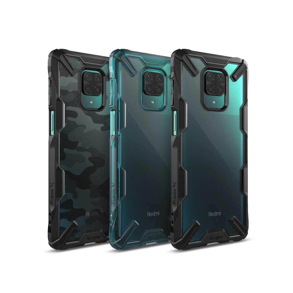 Hurtownia GSM - Etui Ringke Fusion-X Redmi Note 9S/9 Pro/9 Pro Max černé - RGK1189BLK - {ean13} - Hurt