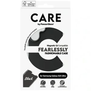 Hurtownia GSM - CARE von PanzerGlass Fashion QI Samsung Galaxy S25 Ultra schwarz - PZG863 - {ean13} - Hurt