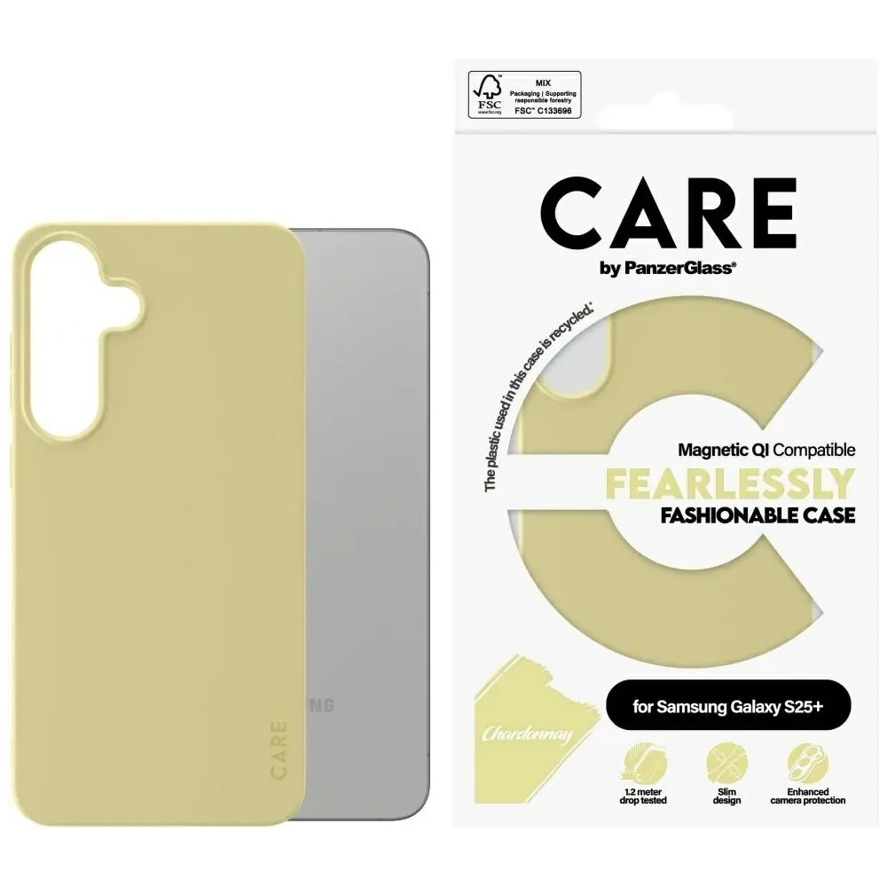 Hurtownia GSM - CARE von PanzerGlass Fashion QI Samsung Galaxy S25+ Plus Chardonnay - PZG865 - {ean13} - Hurt
