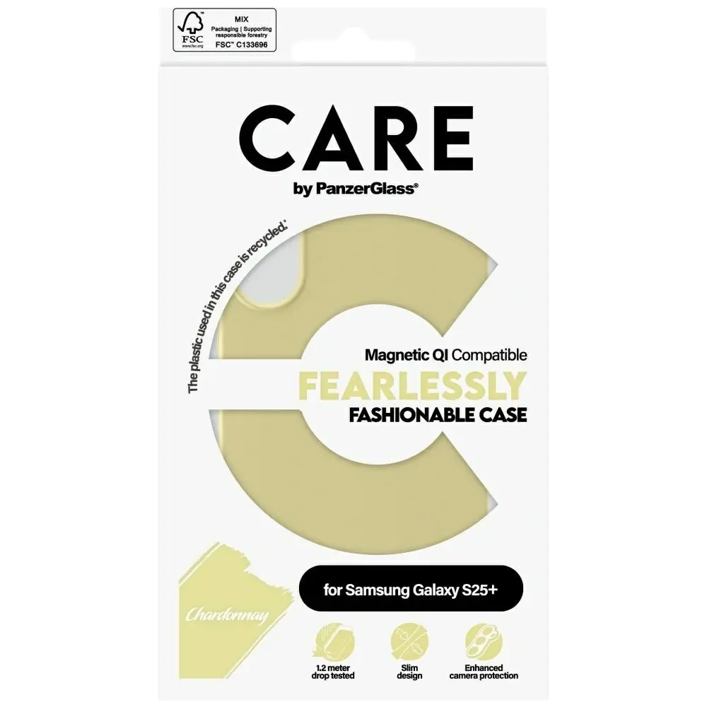 Hurtownia GSM - CARE von PanzerGlass Fashion QI Samsung Galaxy S25+ Plus Chardonnay - PZG865 - {ean13} - Hurt