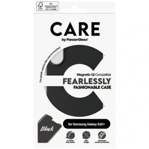 Hurtownia GSM - CARE od PanzerGlass Fashion QI Samsung Galaxy S25+ Plus černá - PZG866 - {ean13} - Hurt
