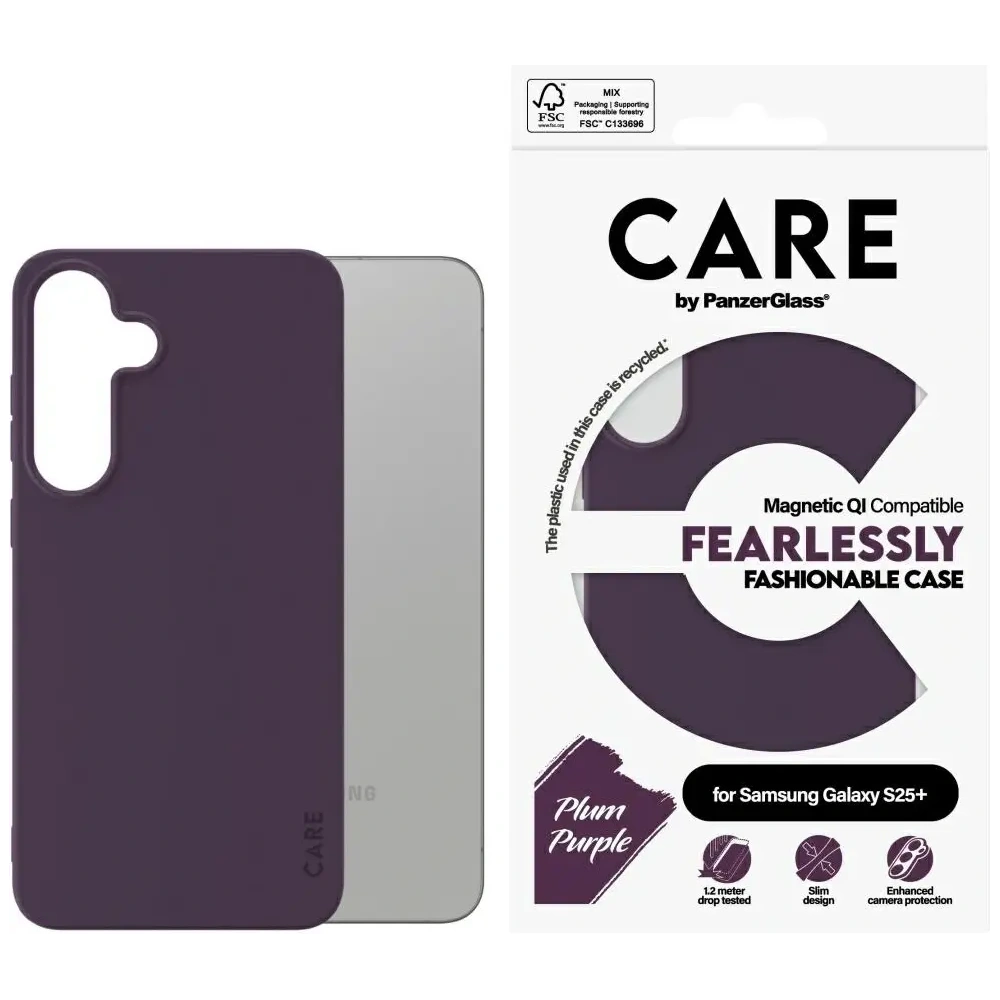 Hurtownia GSM - CARE von PanzerGlass Fashion QI Samsung Galaxy S25+ Plus lila - PZG867 - {ean13} - Hurt