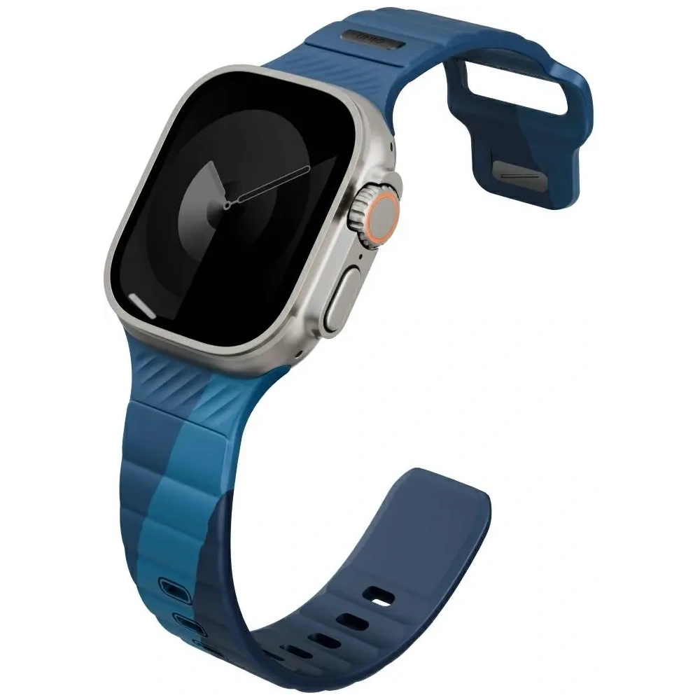 Hurtownia GSM - UNIQ Stride De Gumový Pásek Apple Watch 6/7/8/9/10/SE/Ultra 1/2 44/45/46/49mm storm - UNIQ1542 - {ean13} - Hurt
