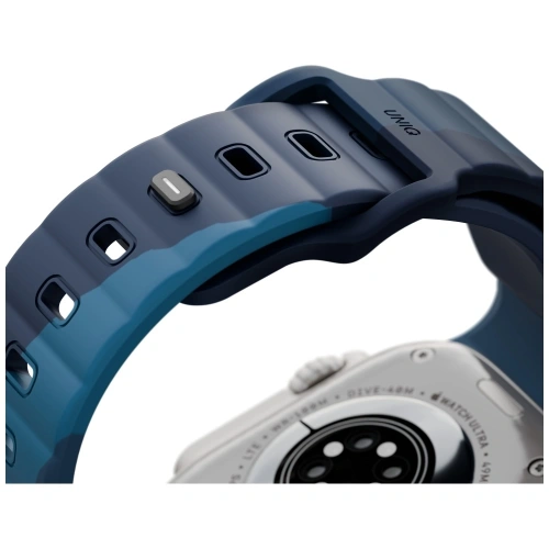 Pasek UNIQ Stride De Rubber do Apple Watch 6/7/8/9/10/SE/Ultra 1/2 44/45/46/49mm storm