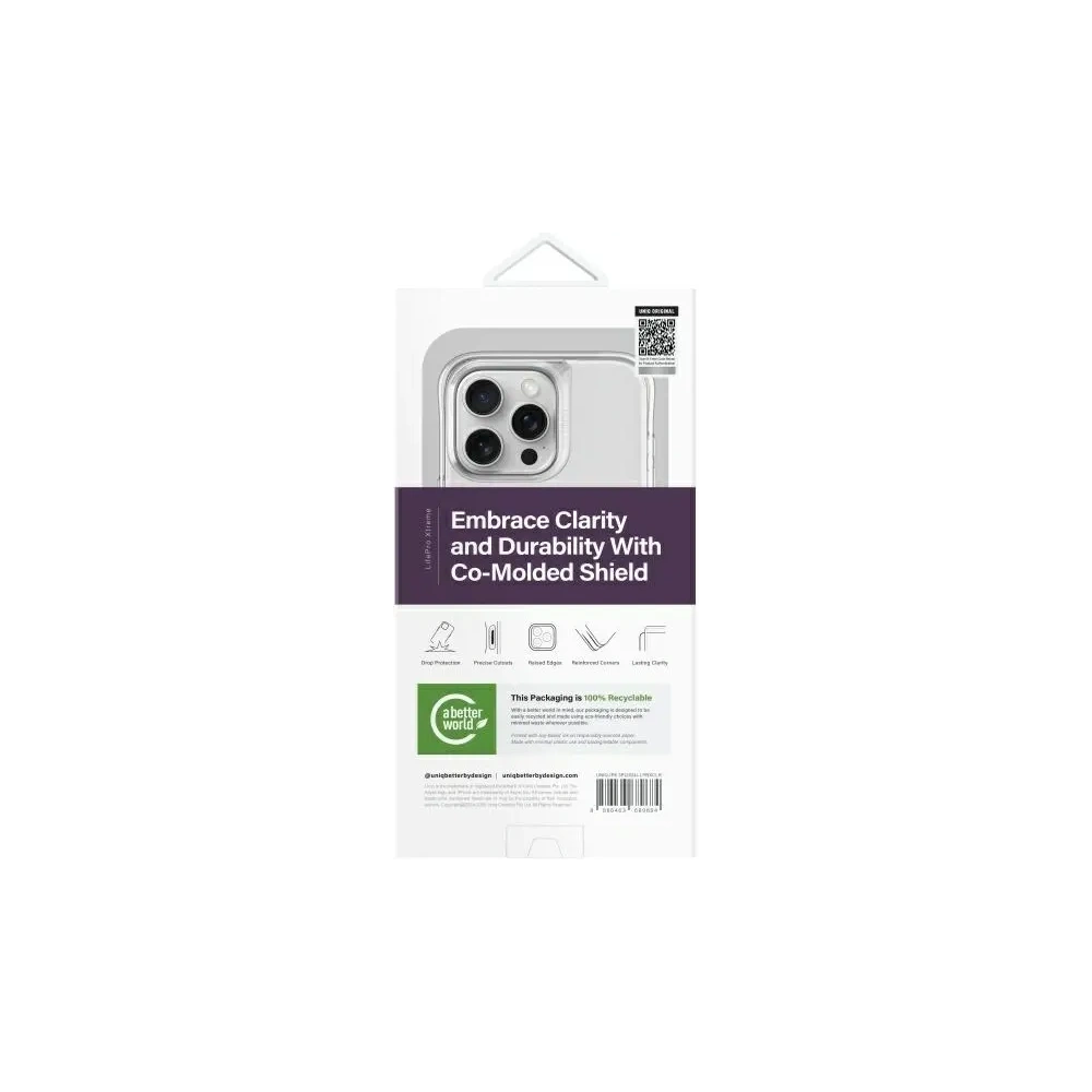 Hurtownia GSM - Etui UNIQ LifePro Xtreme Apple iPhone 16 Pro przezroczysty/transparent - UNIQ1545 - {ean13} - Hurt