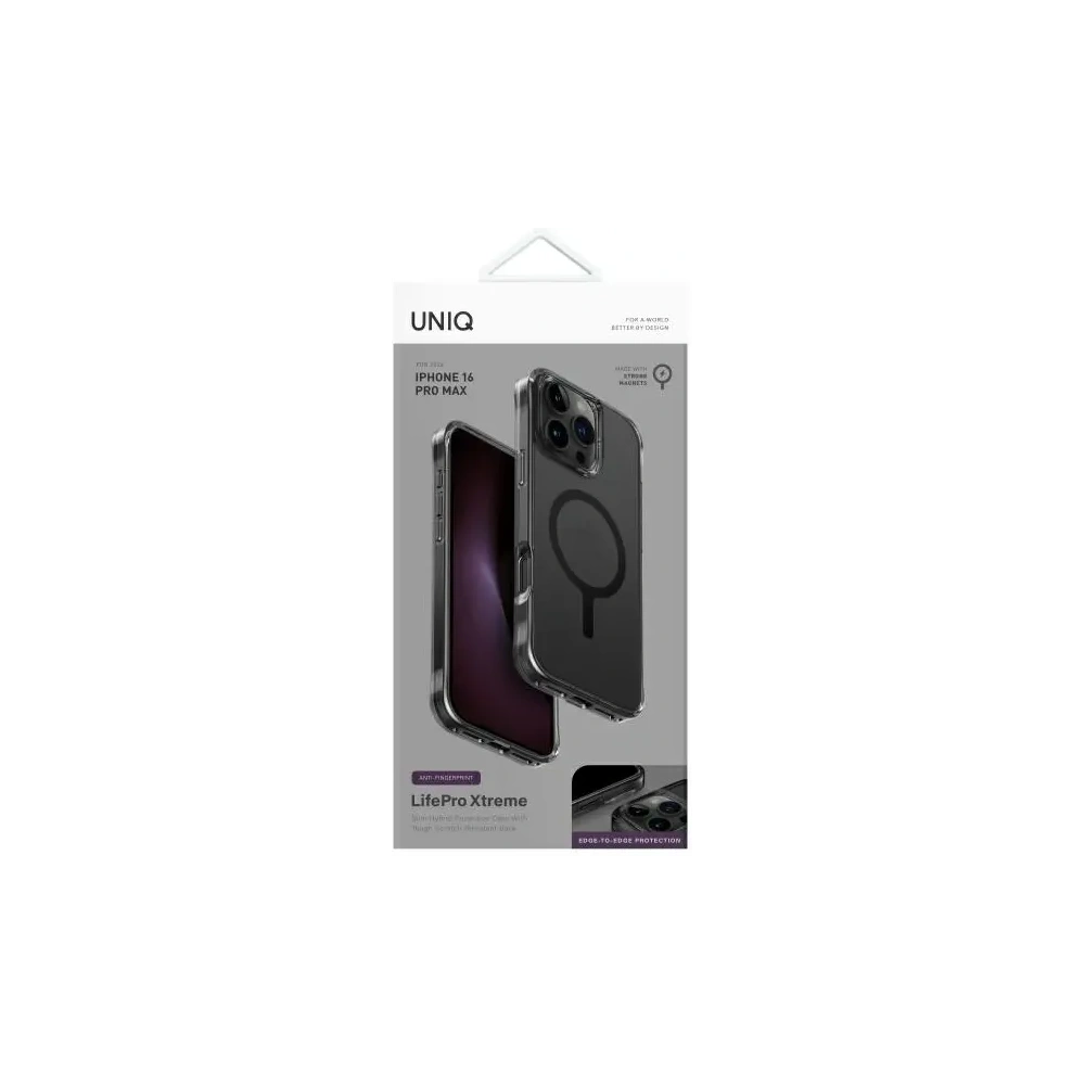 Hurtownia GSM - UNIQ LifePro Xtreme Apple iPhone 16 Pro Max Magclick nabíjení kouřové - UNIQ1546 - {ean13} - Hurt