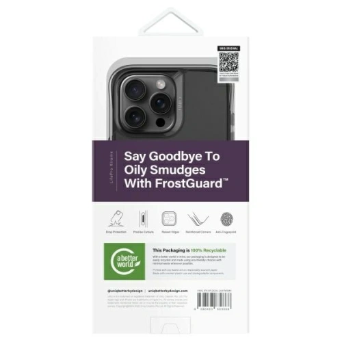 Etui UNIQ LifePro Xtreme Apple iPhone 16 Pro Max Magclick charging szary/smoked