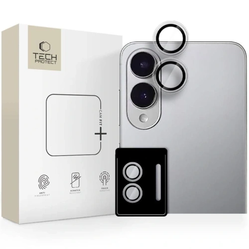 Osłona na aparat Tech-Protect Camring Fit+ Samsung Galaxy S25 Edge Clear