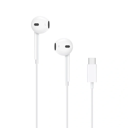 Słuchawki przewodowe Tech-Protect Ultraboost USB-C Earphone Core White