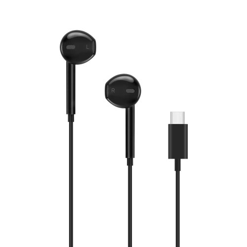 Słuchawki przewodowe Tech-Protect Ultraboost USB-C Earphone Core Black
