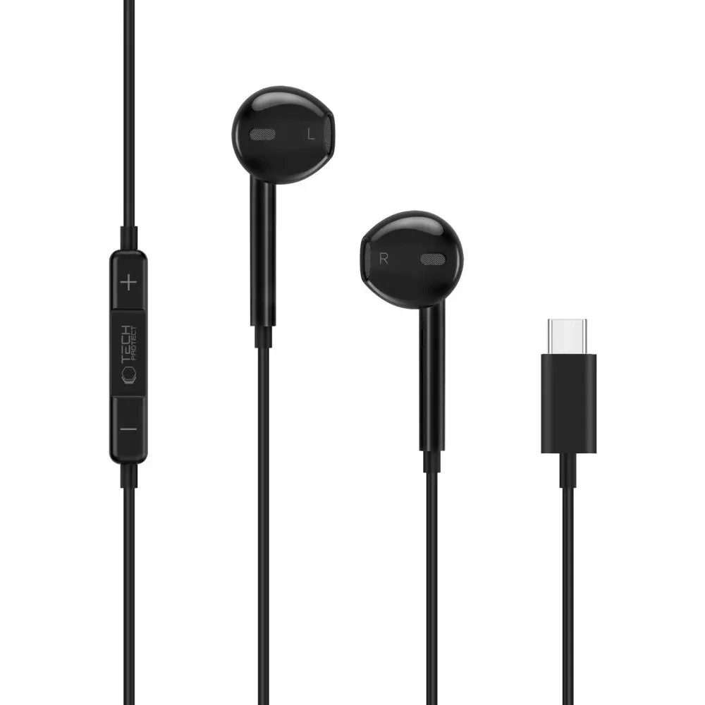 Hurtownia GSM - Tech-Protect Ultraboost USB-C Kopfhörer Core Schwarz - THP4152 - {ean13} - Hurt