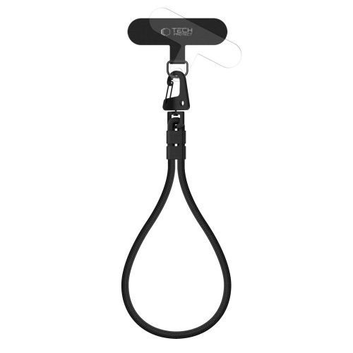 Smycz Tech-Protect C8S Rope Wrist Strap Black
