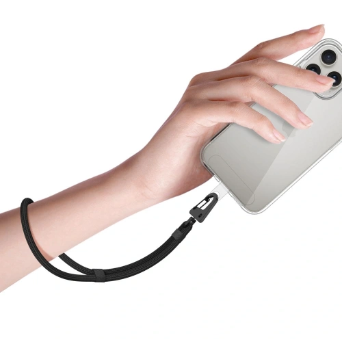 Smycz Tech-Protect C8S Rope Wrist Strap Black