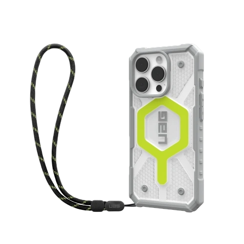 Etui UAG Urban Armor Gear Pathfinder Clear MagSafe Bundle Apple iPhone 16 Pro (active neon / graphite-black)