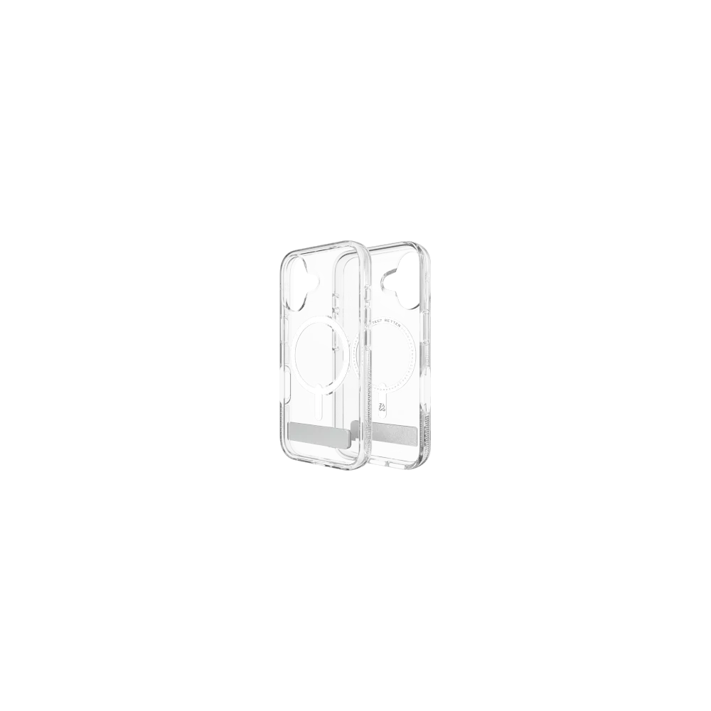 Wholesale ZAGG Crystal Palace Snap Kickstand Apple iPhone 16 MagSafe (clear) - ZAG172 - {ean13} - Hurt