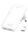 Hurtownia GSM - Încărcător de putere 4smarts FlatPlug Slim Dual 65W GaN 2xUSB-C alb - 4SMR78 - {ean13} - Hurt