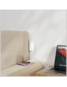Hurtownia GSM - Încărcător de putere 4smarts FlatPlug Slim Dual 65W GaN 2xUSB-C alb - 4SMR78 - {ean13} - Hurt
