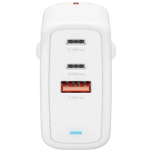 Ładowarka sieciowa 4smarts Flex 65W USB-A, 2xUSB-C biały