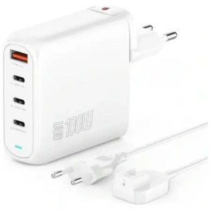 Hurtownia GSM - Încărcător de putere 4smarts Flex Pro 100W USB-A, 3xUSB-C, alb - 4SMR80 - {ean13} - Hurt