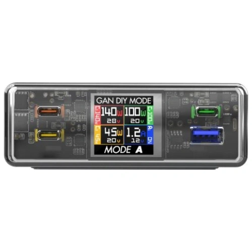 Stacja ładująca 4smarts Lucid 300W z trybem DIY szary