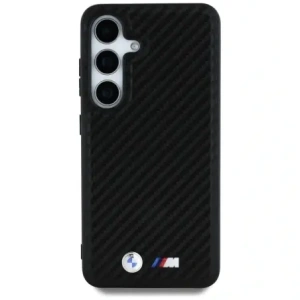 Hurtownia GSM - BMW Bőr Szén MagSafe Samsung Galaxy S25+ Plus fekete - BMW823 - {ean13} - Hurt