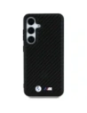 Hurtownia GSM - BMW Kožený Carbon MagSafe Samsung Galaxy S25+ Plus černý - BMW823 - {ean13} - Hurt