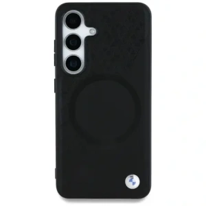 Hurtownia GSM - BMW Piele Semi-texturată MagSafe Samsung Galaxy S25 negru - BMW824 - {ean13} - Hurt
