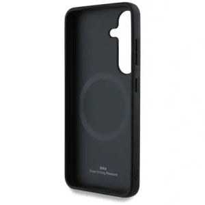 Hurtownia GSM - BMW bőr féltexturált MagSafe Samsung Galaxy S25 fekete - BMW824 - {ean13} - Hurt