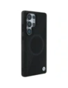 Hurtownia GSM - BMW Piele Texturată Parțial MagSafe Samsung Galaxy S25 Ultra negru - BMW825 - {ean13} - Hurt