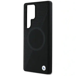Hurtownia GSM - BMW Piele Texturată Parțial MagSafe Samsung Galaxy S25 Ultra negru - BMW825 - {ean13} - Hurt