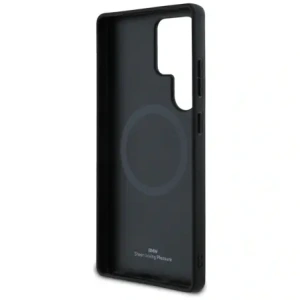 Hurtownia GSM - BMW Piele Texturată Parțial MagSafe Samsung Galaxy S25 Ultra negru - BMW825 - {ean13} - Hurt