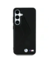 Wholesale BMW Leather Oversized Stripes MagSafe Samsung Galaxy S25 black - BMW826 - {ean13} - Hurt