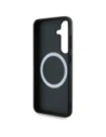 Wholesale BMW Leather Oversized Stripes MagSafe Samsung Galaxy S25 black - BMW826 - {ean13} - Hurt