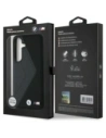Wholesale BMW Leather Oversized Stripes MagSafe Samsung Galaxy S25 black - BMW826 - {ean13} - Hurt