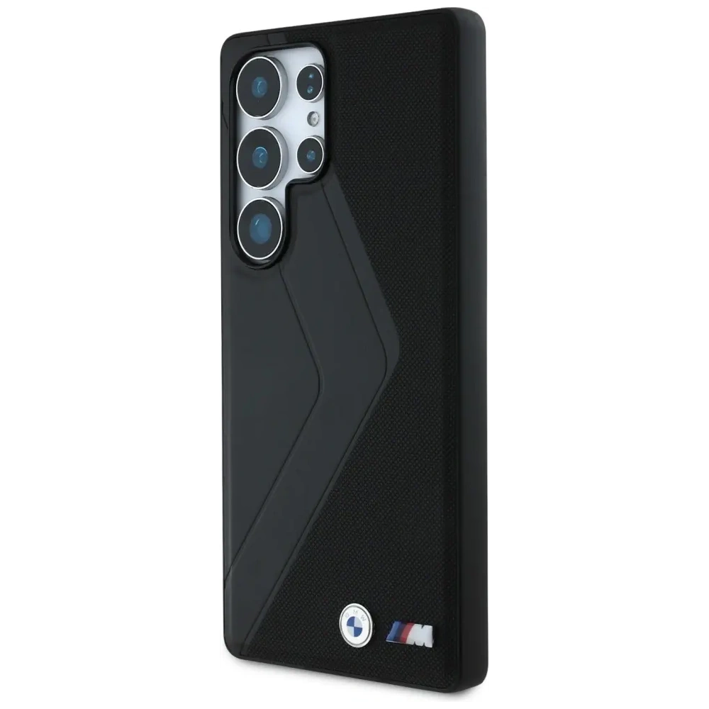Hurtownia GSM - BMW Leder Übergroße Streifen MagSafe Samsung Galaxy S25 Ultra schwarz - BMW827 - {ean13} - Hurt