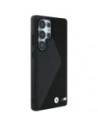 Wholesale BMW Leather Oversized Stripes MagSafe Samsung Galaxy S25 Ultra black - BMW827 - {ean13} - Hurt