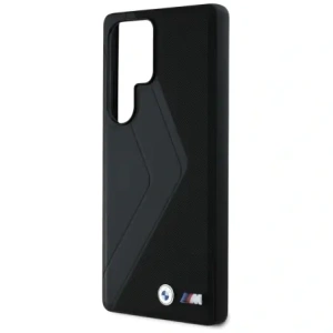 Wholesale BMW Leather Oversized Stripes MagSafe Samsung Galaxy S25 Ultra black - BMW827 - {ean13} - Hurt
