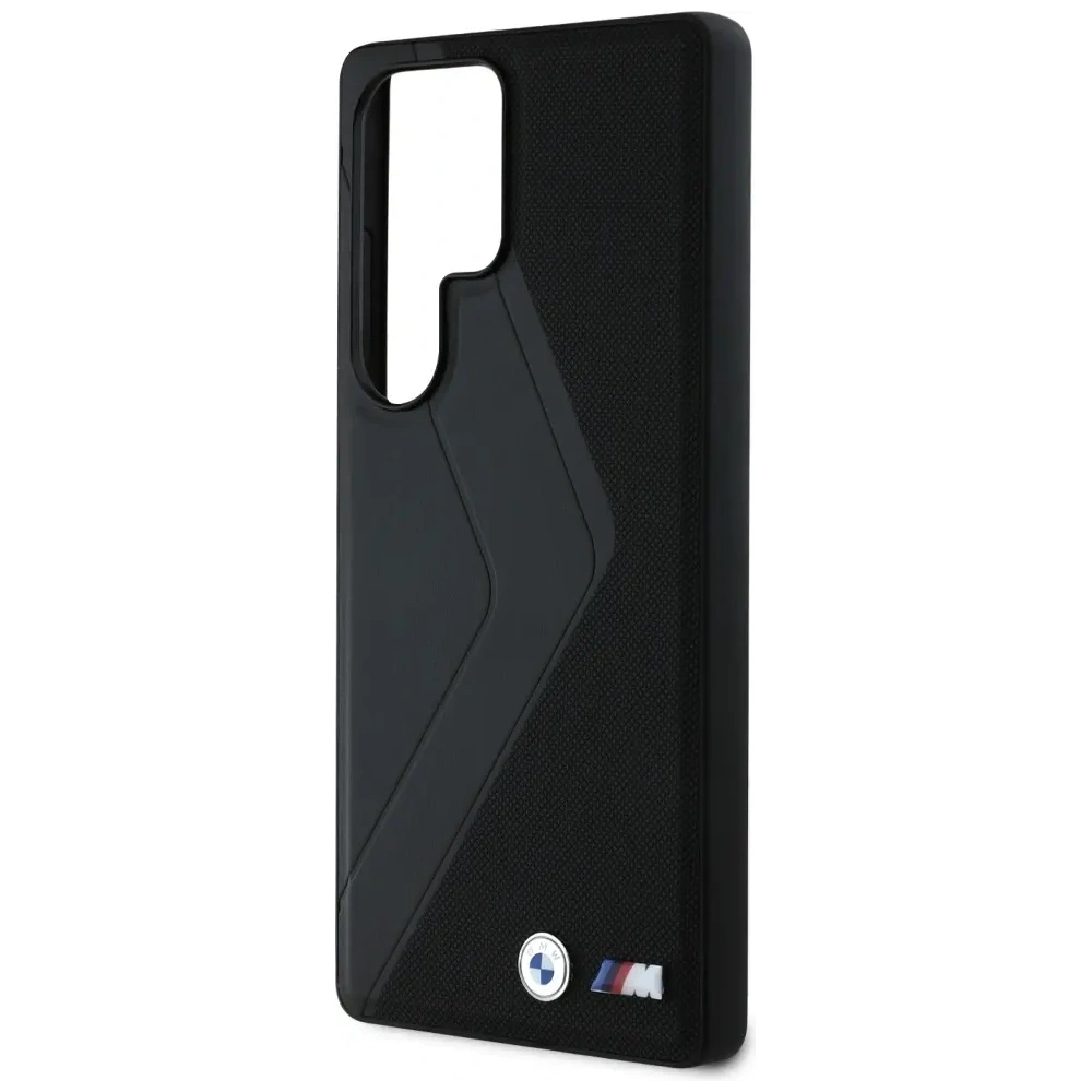 Wholesale BMW Leather Oversized Stripes MagSafe Samsung Galaxy S25 Ultra black - BMW827 - {ean13} - Hurt
