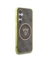 Wholesale Guess 4G Glitter Triangle Buttons MagSafe Samsung Galaxy S25 brown - GUE4554 - {ean13} - Hurt