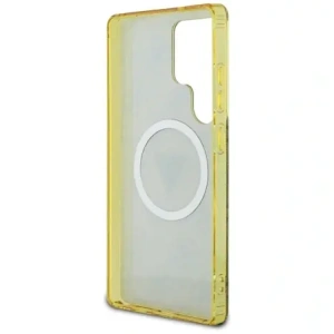 Wholesale Guess 4G Glitter Triangle Buttons MagSafe Samsung Galaxy S25 Ultra brown - GUE4555 - {ean13} - Hurt