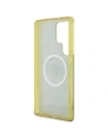 Hurtownia GSM - Etui Guess 4G Glitter Triangle Buttons MagSafe do Samsung Galaxy S25 Ultra brązowy - GUE4555 - {ean13} - Hurt