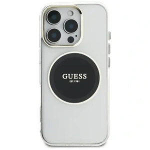 Hurtownia GSM - Vermutlich IML Metallfarbener Kreis Klassisches Logo MagSafe Apple iPhone 16 Pro Max schwarz - GUE4557 - {ean13} - Hurt